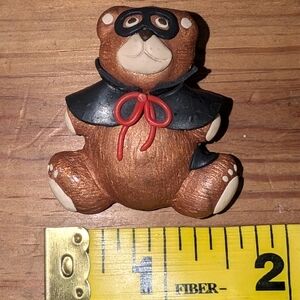 Vintage H.T. '92 Halloween Costumed Bear Brooch Pin